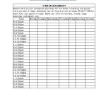 2019 Time Management   Fillable, Printable Pdf & Forms | Handypdf   Time Management Forms Free Printable