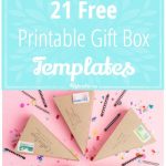 21 Free Printable Gift Box Templates – Tip Junkie   Box Templates Free Printable