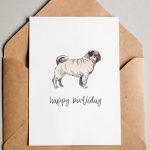 22 Free Printable Dog Birthday Cards | C A R D S | Free Printable   Free Printable Pug Birthday Cards