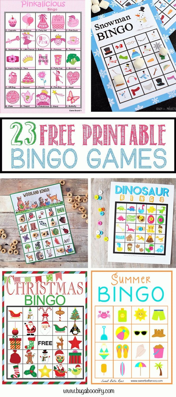23 Free Printable Bingo Games | Craft Games | Printable Bingo Games - Kidsactivitiesblog Com Free Printables