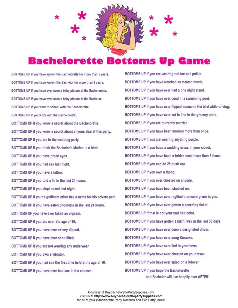 24 Free Bachelorette Party Printables Every Bride Will Love | Bridal - Free Printable Bachelorette Party Games