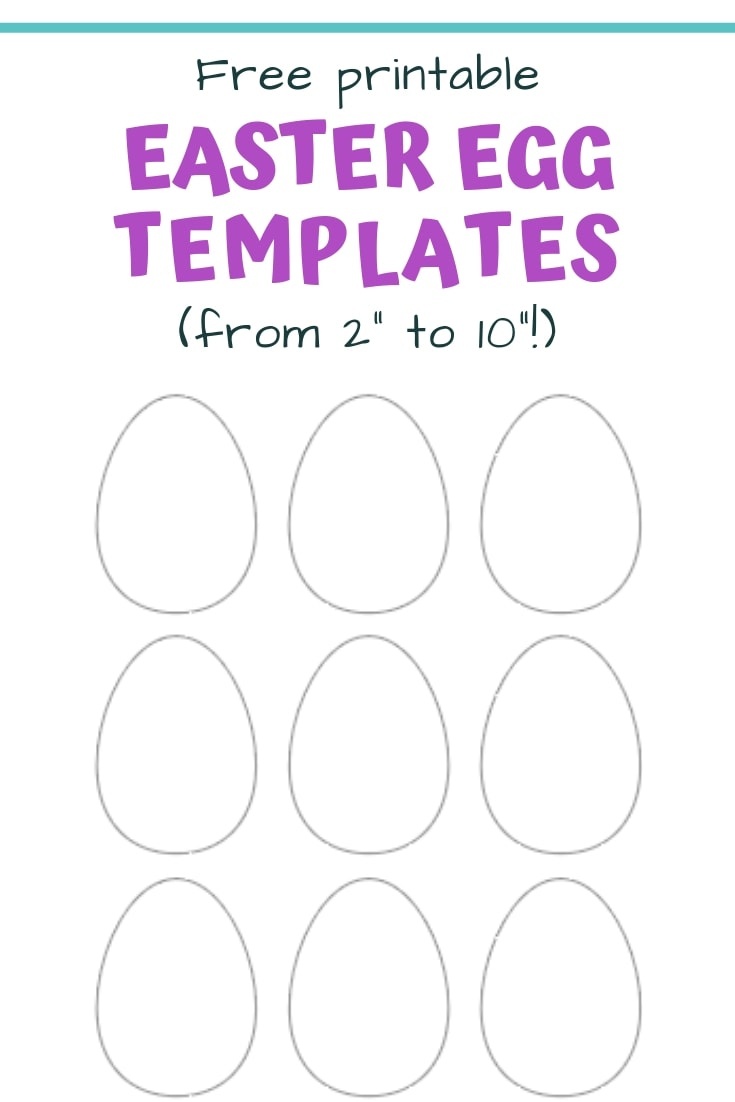 25+ Free Printable Easter Egg Templates &amp;amp; Easter Egg Coloring Pages - Easter Templates Free Printable