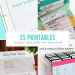 25+Free Printables For Organizing Home Life   Free Home Organization Printables