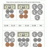 2Nd Grade Money Worksheets Up To $2   Free Printable Money Activities
