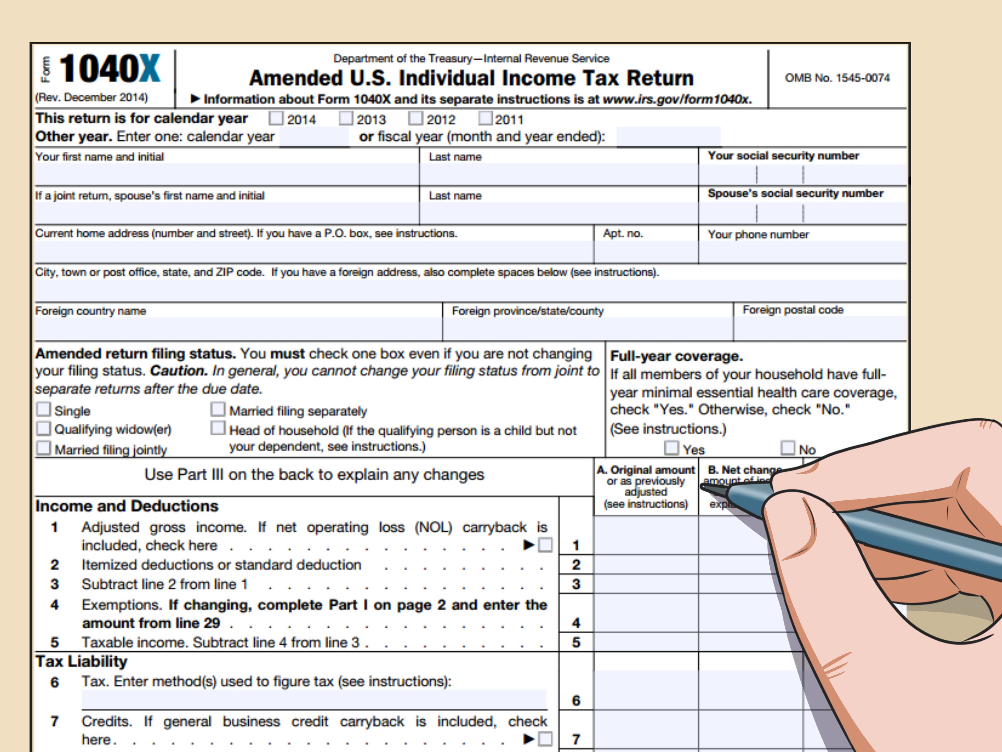 3 Ways To Get Copies Of Old W‐2 Forms - Wikihow - Form W 4 2013 Free Printable