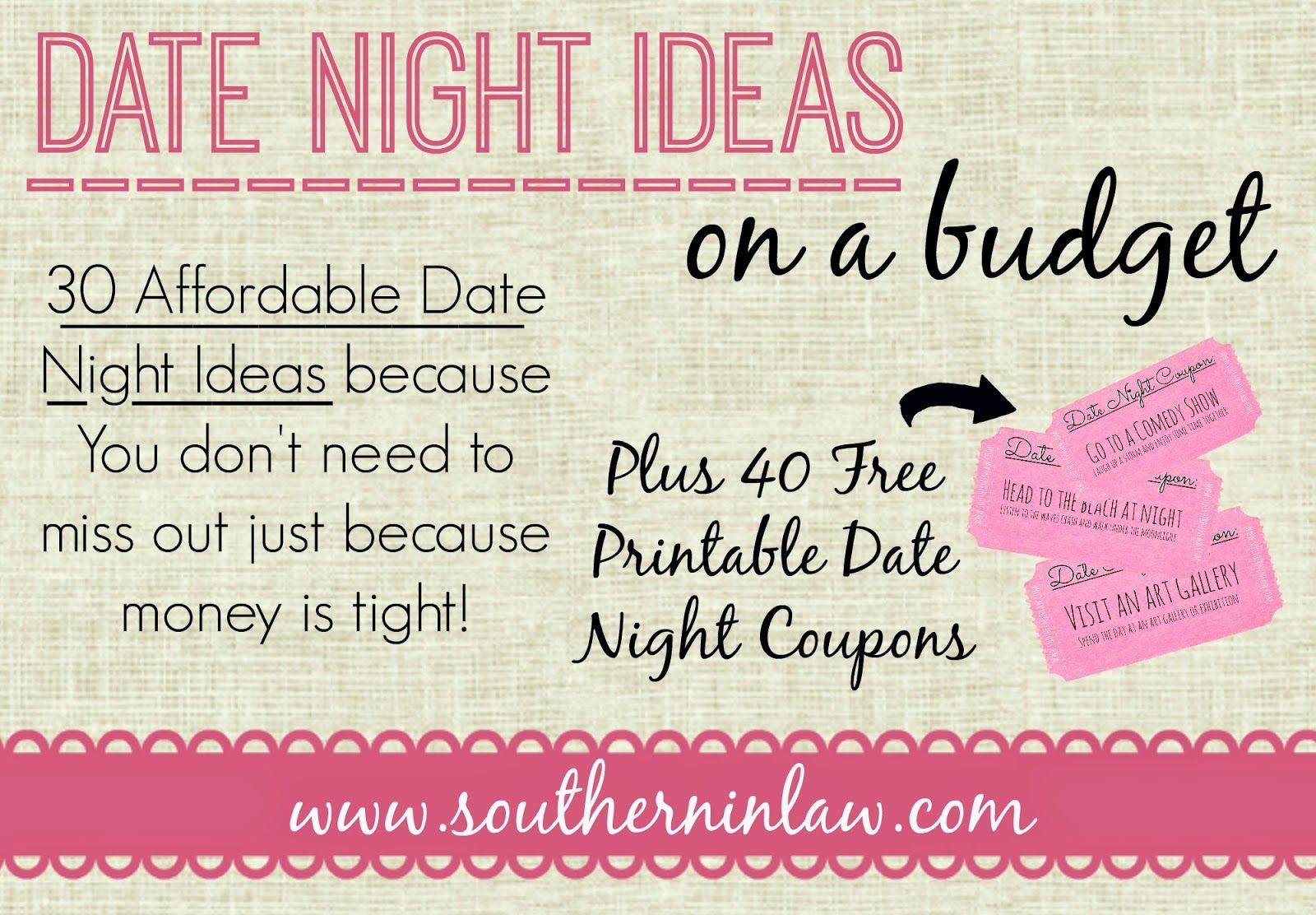 Free Printable Date Night Coupon Free Printable Gambaran