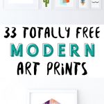 33 Totally Free Modern Art Printables For Your Home   Fox + Hazel   Free Gallery Wall Printables