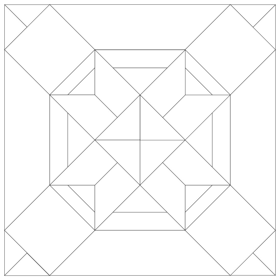 35 Cool Paper Piecing Patterns | Guide Patterns - Paper Piecing Patterns Free Printables