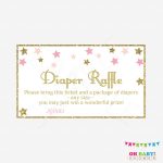 36 Cute Diaper Raffle Tickets | Kittybabylove   Diaper Raffle Template Free Printable