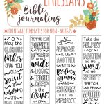 4 Bible Journaling Stencils Printable Templates Illustrated   Free Printable Bible Bookmarks Templates