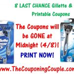 4 Gillette Printable Coupons Available Now ~ Print These Now   Free Printable Gillette Coupons