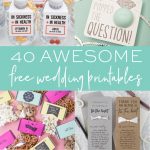 40 Awesome Free Wedding Printables   Something Turquoise   Free Wedding Printables