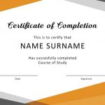 40 Fantastic Certificate Of Completion Templates [Word, Powerpoint]   Free Printable Camp Certificates