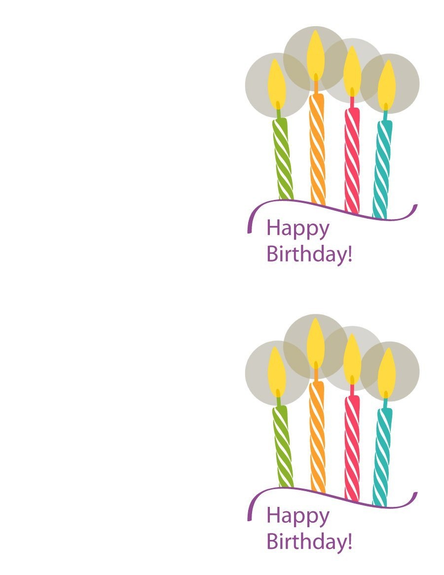 40+ Free Birthday Card Templates ᐅ Template Lab - Free Printable Happy Birthday Cards Online