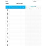 40 Great Medication Schedule Templates (+Medication Calendars)   Free Printable Medication Chart