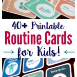 40+ Printable Routine Cards For Toddlers And Preschoolers   Routine Cards Printable Free