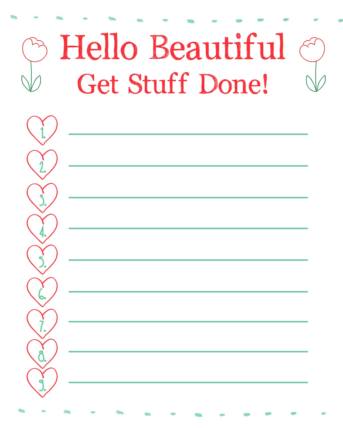 40 Printable To Do List Templates | Kittybabylove - Free To Do List Template Printable