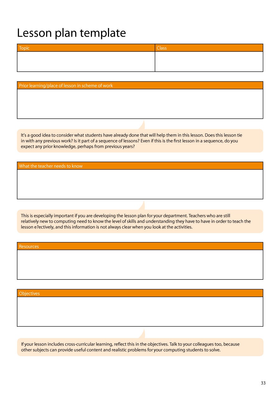 44 Free Lesson Plan Templates [Common Core, Preschool, Weekly] - Free Printable Lesson Plan Template Blank