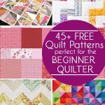 45 Free Easy Quilt Patterns   Perfect For Beginners   Scattered   Free Printable Machine Quilting Designs