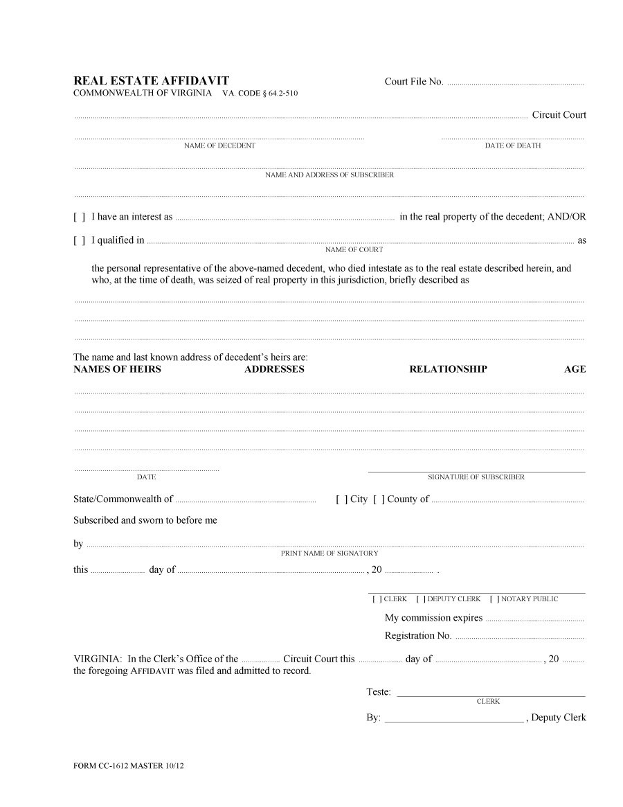 48 Sample Affidavit Forms &amp;amp; Templates (Affidavit Of Support Form) - Free Printable Blank Affidavit Form
