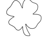 4+Clover+Leaf+Template+Shamrock+Pattern | St. Patricks | Shamrock   Free Printable Shamrock Cutouts