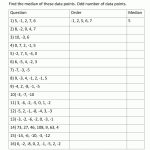 4Th Grade Statistics Worksheets Find The Median 2 | Byrdie Girl   Free Printable Statistics Worksheets