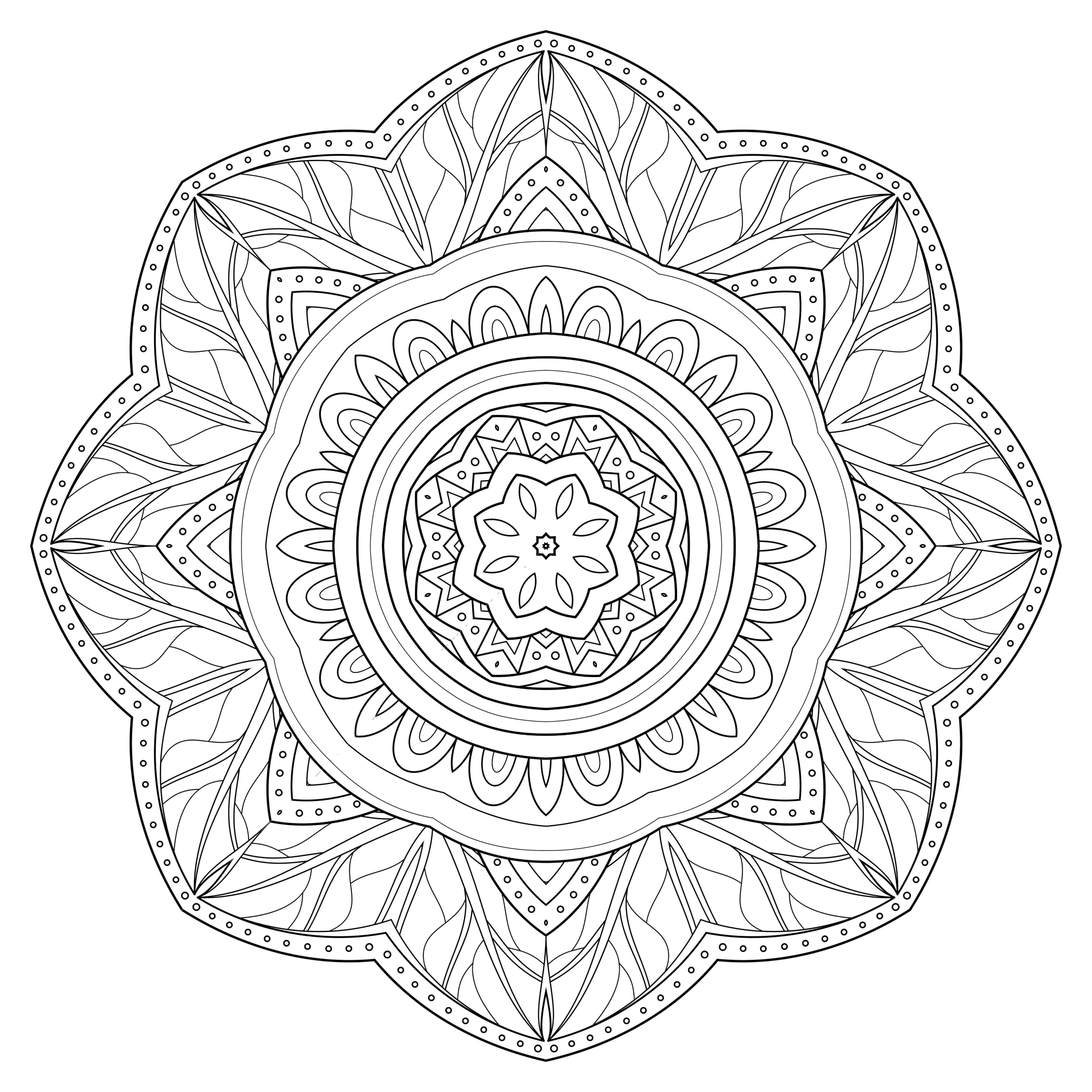 5 Free Printable Coloring Pages: Mandala Templates | Free Printable - Free Printable Mandala Patterns