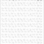 5 Printable Cursive Handwriting Worksheets For Beautiful Penmanship   Free Printable Cursive Handwriting Worksheets