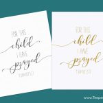 5 Unexpected Things I Learned Through Adoption (+ A Free Printable   For This Child We Have Prayed Free Printable