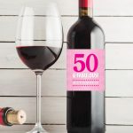 50 & Fabulous – 50Th Birthday Pdf Printable Wine Label Download In   Free Printable Birthday Wine Labels