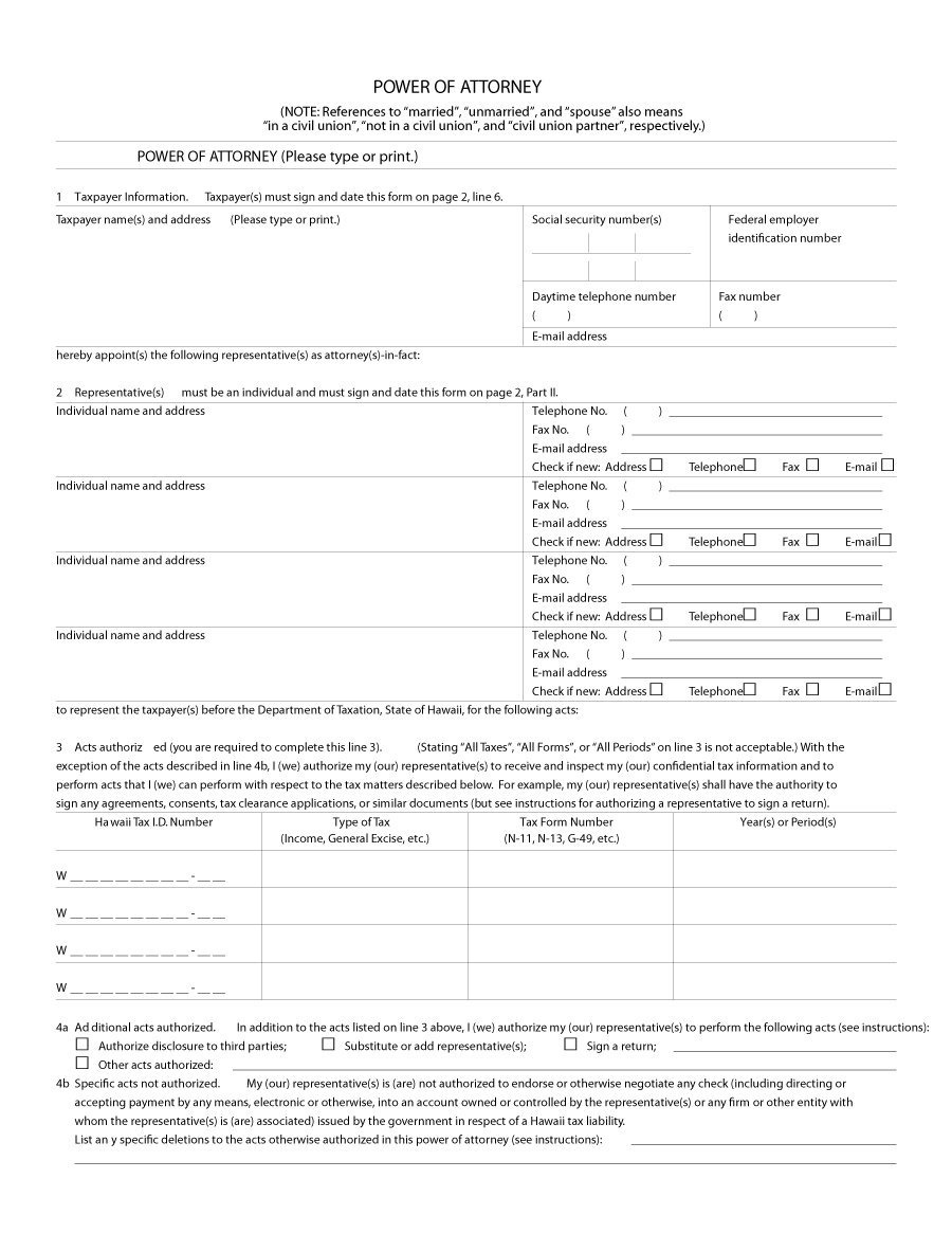 Free Blank Printable Medical Power Of Attorney Forms Free Printable