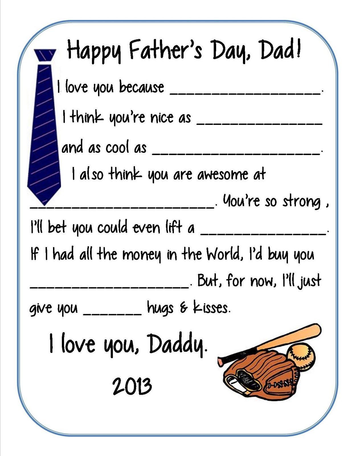 6 Easy Diy Father&amp;#039;s Day Gift Ideas | I ❤ Dad Crafts | Father&amp;#039;s Day - Free Printable Fathers Day Cards For Preschoolers