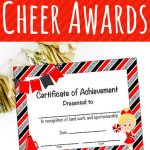 $6. Instant Download   Cheerleading Certificate   Cheerleading Award   Free Printable Cheerleader Certificates