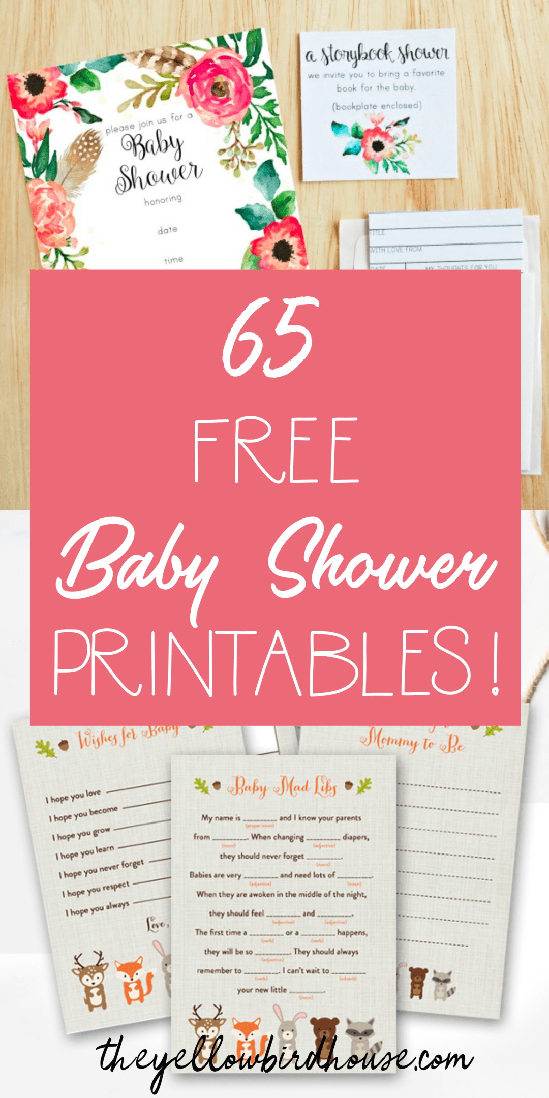 65 Free Baby Shower Printables For Throwing An Adorable Party! Free - Free Woodland Baby Shower Printables