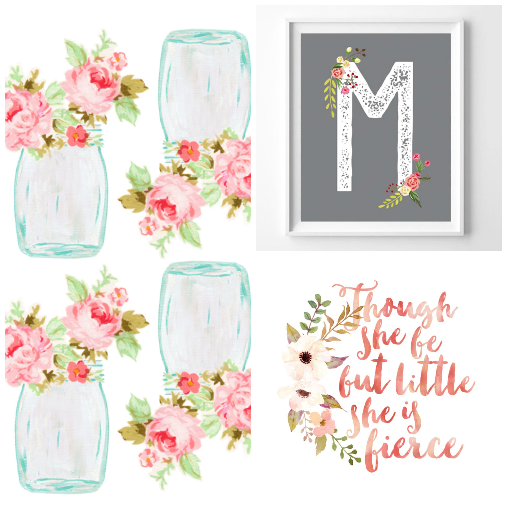 7 Free Floral Printables – Bustle &amp;amp; Sew - Floral Printables Free