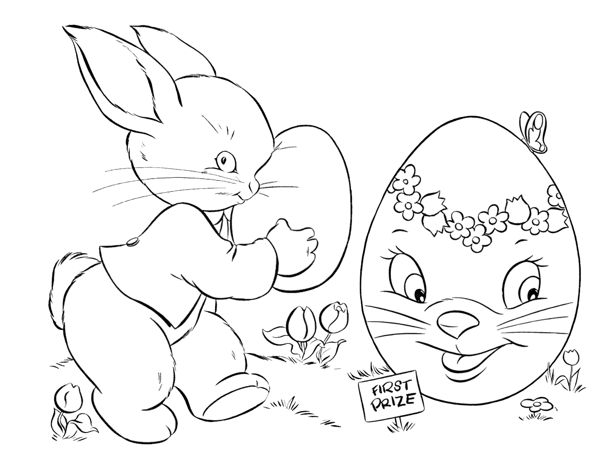 7 Places For Free, Printable Easter Egg Coloring Pages - Easter Color Pages Free Printable