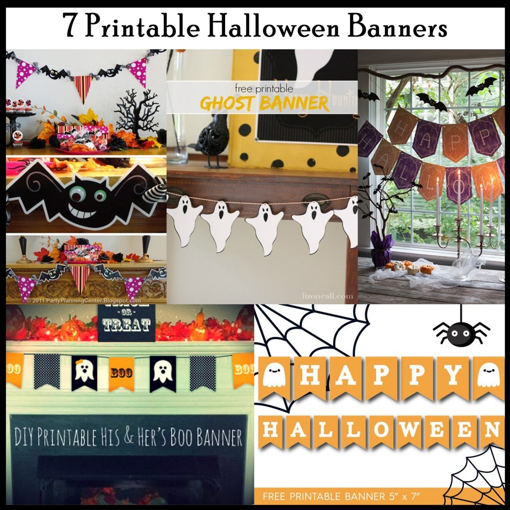 7 Printable Halloween Banners - Printables 4 Mom - Free Printable Halloween Banner