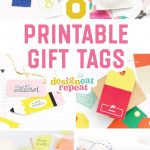 8 Colorful & Free Printable Gift Tags For Any Occasion!   Party Favor Tags Free Printable