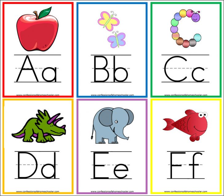Free Printable Alphabet Cards With Pictures