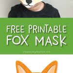 9 Camping Printables For Kids That'll Give You Some Quiet Time   Free Printable Fox Mask Template