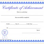 9+ Free Printable Certificates Of Completion | Job Resumes Word   Free Printable Certificate Of Completion