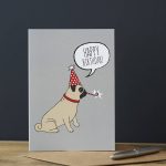 96+ Pug Birthday Ecards   Pug Birthday Cards Howcrafts Cute Card   Free Printable Pug Birthday Cards