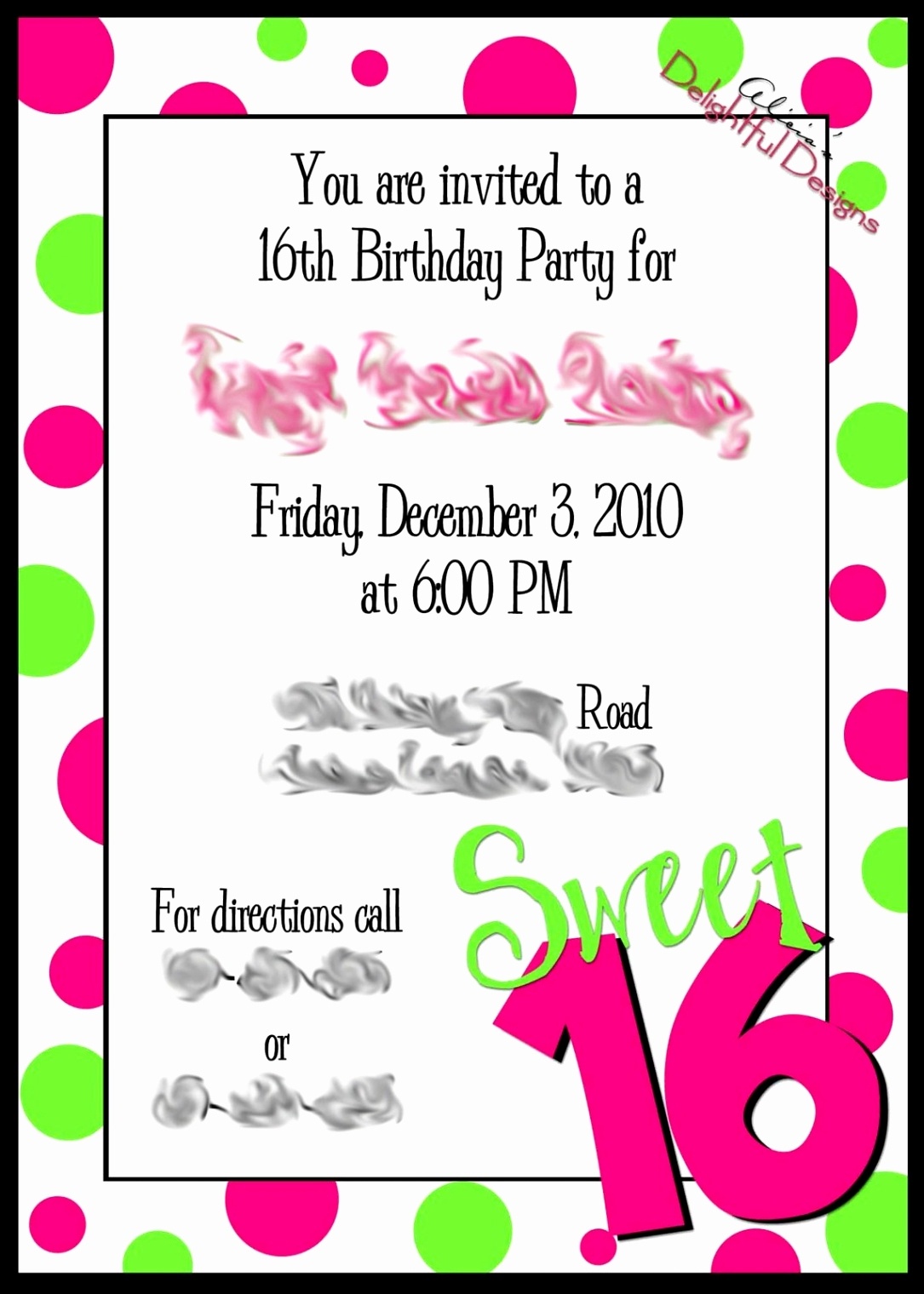 97+ Printable 16Th Birthday Invitations - Sweet 16 Invitation - Free Printable 16Th Birthday Party Invitation Templates