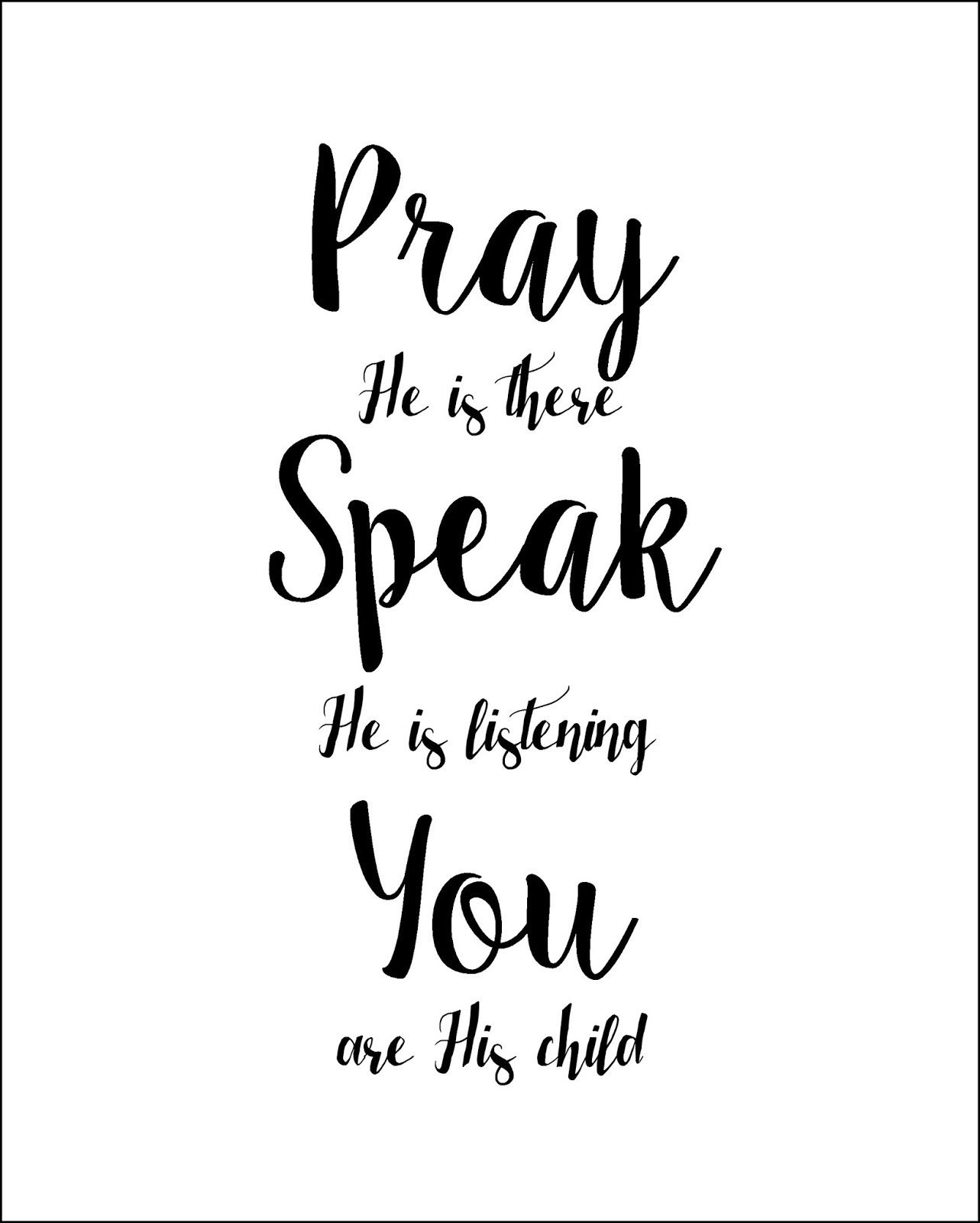 For This Child We Have Prayed Free Printable | Free Printable