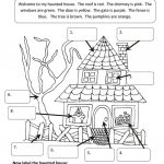 A Haunted House Worksheet   Free Esl Printable Worksheets Made   Halloween Worksheets Free Printable