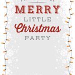 A Merry Little Party   Free Printable Christmas Invitation Template   Free Printable Christmas Party Invitations