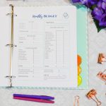 A Simplified Home Management Binder   The Simply Organized Home   Free Home Management Binder Printables 2017