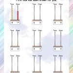 Abacus – Grade 1 Math Worksheets   Free Printable Abacus Worksheets