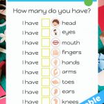 About Me Counting Worksheet | My Body | All About Me Preschool, God   God Made Me Free Printable