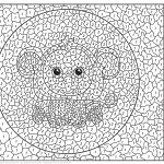 Advanced Colornumber Coloring Pages   Coloring Home   Hard Color By Number Free Printables